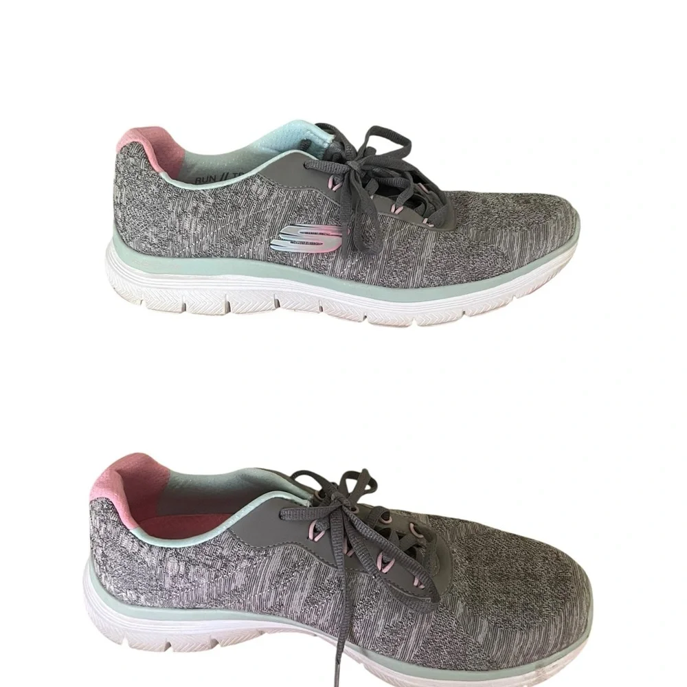 Skechers Gray Sneakers with Memory Foam‎ Comfort 8.5 flex appeal
